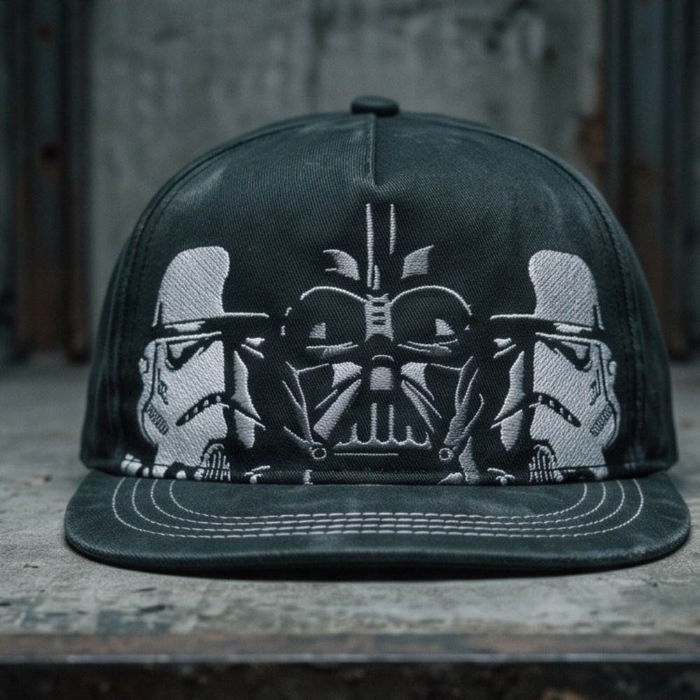 Star‎ Wars Mens Darth Vader 1995 Stormtrooper Snapback Hat Black 143-A18-007835